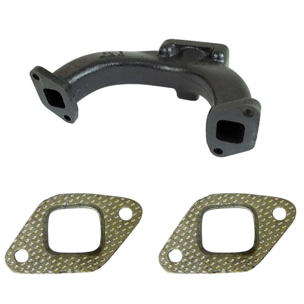 Aic Replacement Parts 72098614 Exhaust Manifold w Gasket Fits Massey Ferguson Hinomoto 210 220 E16 E18 32805522M91-GASKET - main